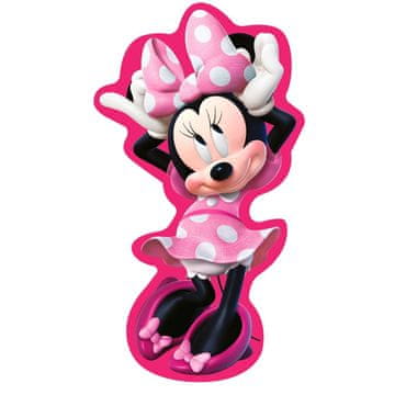 Northix 3D blazina Minnie Mouse za otroke, mehka in udobna