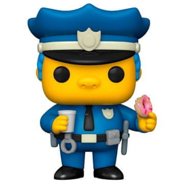 Northix Chief Wiggum POP Figure - zbirateljska vinilna igrača, 3,75 palca