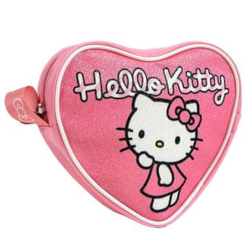 Northix Hello Kitty torbica v obliki srca za otroke, elegantna in zabavna