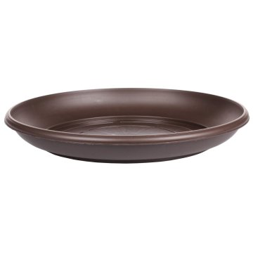 Plastkon Harmony skleda pod loncem rjave barve s premerom 17 cm
