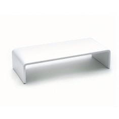 360 Akrilni podstavek za monitor, bel, 35x20x10 cm