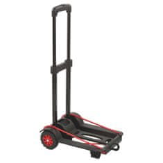 keeeper Mick transportni voziček, zložljiv, do 50 kg, črn