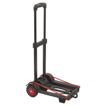 keeeper Mick transportni voziček, zložljiv, do 50 kg, črn