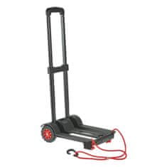 keeeper Mick transportni voziček, zložljiv, do 50 kg, črn