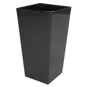 Plastkon Elise Gloss okrasni lonec antracit premer 15 cm