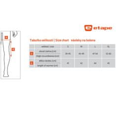 Etape Grelnik Za ogrevanje kolen črna oblačila velikost S