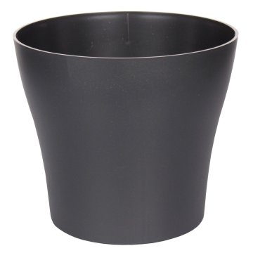 Plastkon Tulipan Mat lonček antracit premer 24 cm