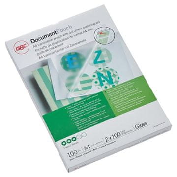 GBC Laminirna folija A4, 2x 100 mic, sijaj, 100 kosov
