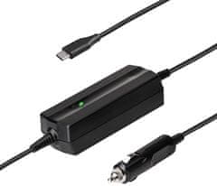 Akyga avtomobilski polnilec za NTB 5 - 20V / 3 - 5A 65W USB-C, PD QC 3.0 - 1,8 m