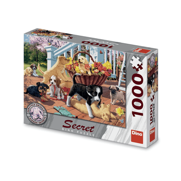 Dino Toys Sestavljanka Psički 1000 kosov secret collection