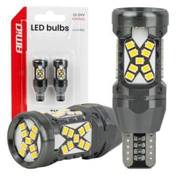 slomart AMiO LED žarnica T15 Canbus 45xSMD (2016) bela 12V/24V