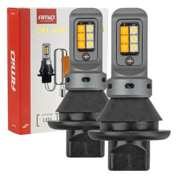 slomart AMiO 2v1 LED DRL & smerokazi CANBUS (1156, 12V/24V)