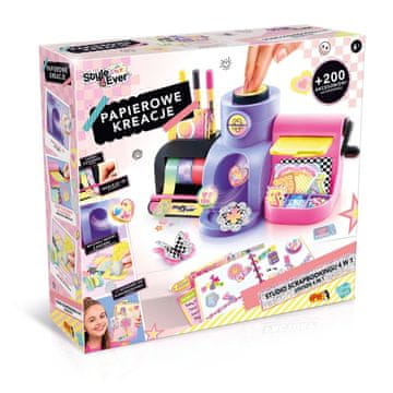 slomart EPEE Ustvarjalni set Papirnate kreacije - Studio za scrapbooking 4v1