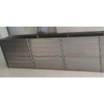 Vidaxl Box spring postelja z vzmetnico črna 160x200 cm blago
