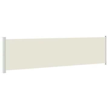 Vidaxl Zložljiva stranska tenda za teraso 614x160 cm krem