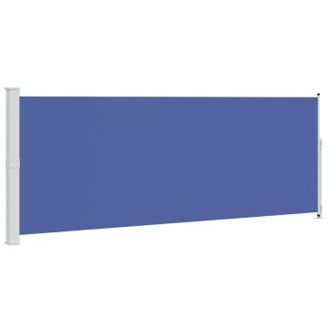 Vidaxl Zložljiva stranska tenda za teraso 180x500 cm modra