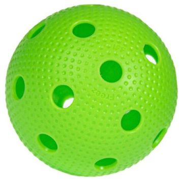Žogica Uradna žogica za floorball zeleno pakiranje 1 kos