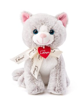 Lumpin Mačka Jacqueline svetlo siva 25 cm