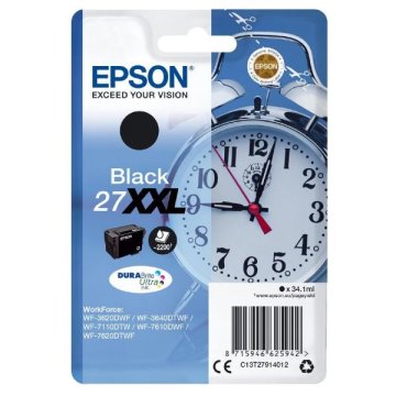 Epson črno črnilo DURABrite Ultra 27XXL v enem pakiranju