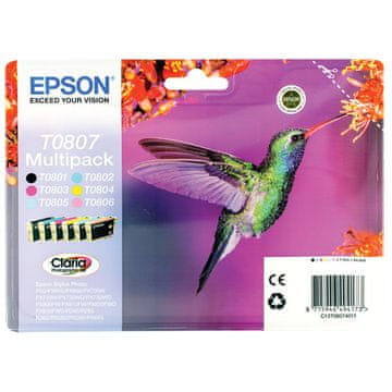 Epson CLARIA 6 Multipack R265/360, RX560 (T0807) C13T08074011