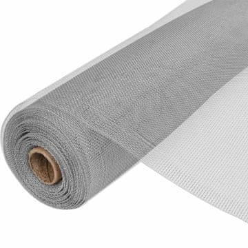 Vidaxl Aluminijasta mreža 100x500 cm srebrna