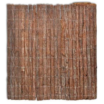 Vidaxl Ograja iz lubja 400x100 cm
