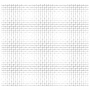 Vidaxl Vrtna žična ograja nerjaveče jeklo 50x50 cm 11x11x2 mm