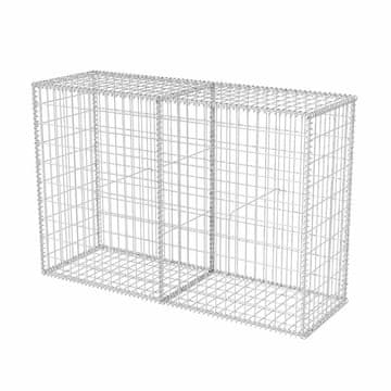 Vidaxl Gabionska košara iz pocinkanega jekla 150x50x100 cm