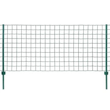 Vidaxl Evro ograja iz jekla 20x1 m zelena