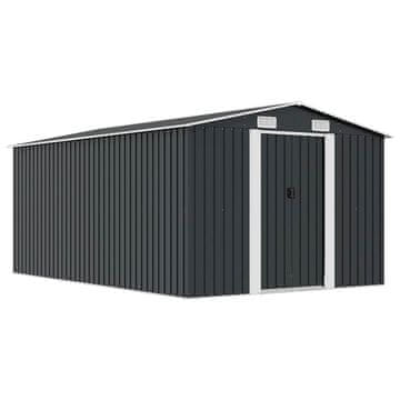 Vidaxl Vrtna lopa 257x392x181 cm kovinska antracit