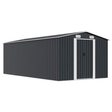 Vidaxl Vrtna lopa 257x489x181 cm kovinska antracit