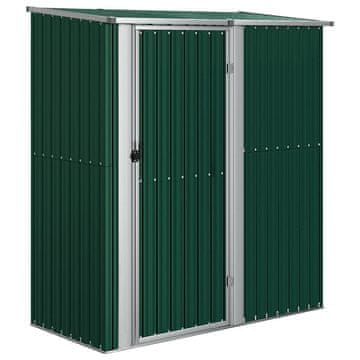 Vidaxl Vrtna lopa zelena 180,5x97x209,5 cm pocinkano jeklo