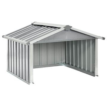 Vidaxl Lopa za robotsko kosilnico 92x97x63 cm pocinkano jeklo siva