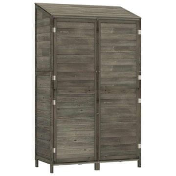 Vidaxl Vrtna lopa antracit 102x52x174,5 cm trden les jelke