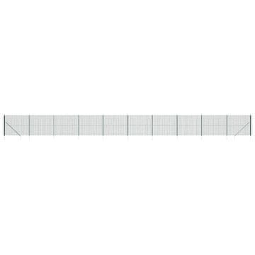 Vidaxl Mrežna ograja s konicami za postavitev zelena 1,8x25 m