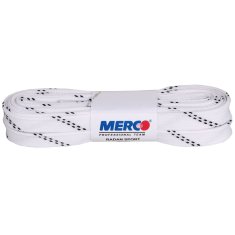 Merco PHW-10 voščene bele vezalke za drsalke dolžina 180 cm