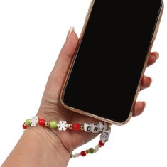 sarcia.eu Grinch Božična verižica za telefon z obeskom, obesek za ključe, perle za telefon, vrvica, obesek
