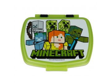 Stor Otroška plastična škatla za malico Minecraft, 40474