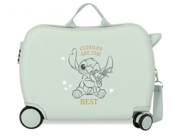 Joummabags Otroški kovček na kolesih / tekalnik Lilo & Stitch Cuddles Are The Best, 34 l, 3659823