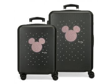 Joummabags Komplet potovalnih kovčkov Mickey Mouse »Mickey Studs« – ABS (kovček za ročno prtljago + srednji), 3821421