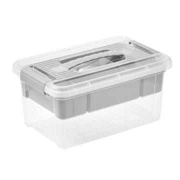 keeeper Henri organizator za shranjevanje, 5 L, siv