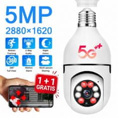 Cool Mango WiFi varnostna kamera 2 kosa (1 + 1 GRATIS) z nočnim vidom in dvosmernim zvokom - Bulby