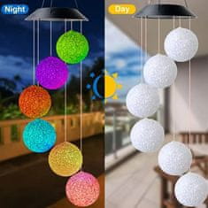 Cool Mango viseča LED solarna svetilka, 2 kosa (1 + 1 GRATIS), za vrt in teraso s spreminjanjem barv - Chimy