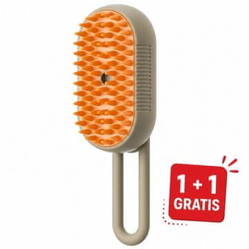 Cool Mango parna krtača za hišne ljubljenčke 2 kosa (1 + 1 GRATIS), za pse in mačke, USB polnjenje - PawMist