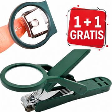 Cool Mango ščipalnik za nohte 2 kosa (1 + 1 GRATIS) s povečevalnim steklom za natančen rez - Clipscope