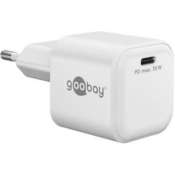 Goobay USB-C GaN 30W bel hitri polnilec