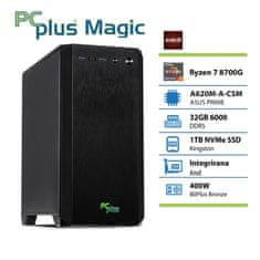 PCplus Magic Ryzen 7 8700G 32GB 1TB SSD namizni računalnik