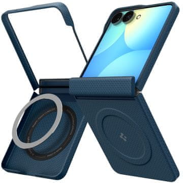Spigen Air Skin Aramid ovitek za telefon Samsung Galaxy Z Flip8, moder (ACS11514)