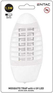 ENTAC 987729 UV svetilka- past za komarje 4UV LED