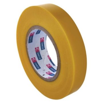 Emos Izolacijski trak F61516 PVC width 15 mm, length 10 m - yellow